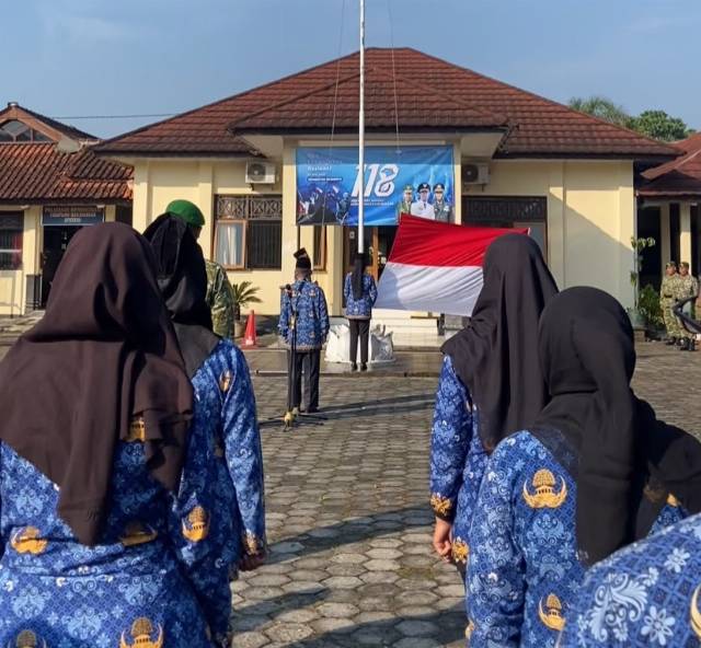 Upacara Peringatan Hari Kebangkitan Nasional ke-118 di Kecamatan Selomerto Berlangsung Khidmat